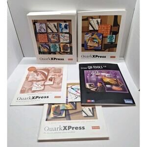 QuarkXPress A Guide To QuarkXPress for MAC OS, 5 Paperbacks